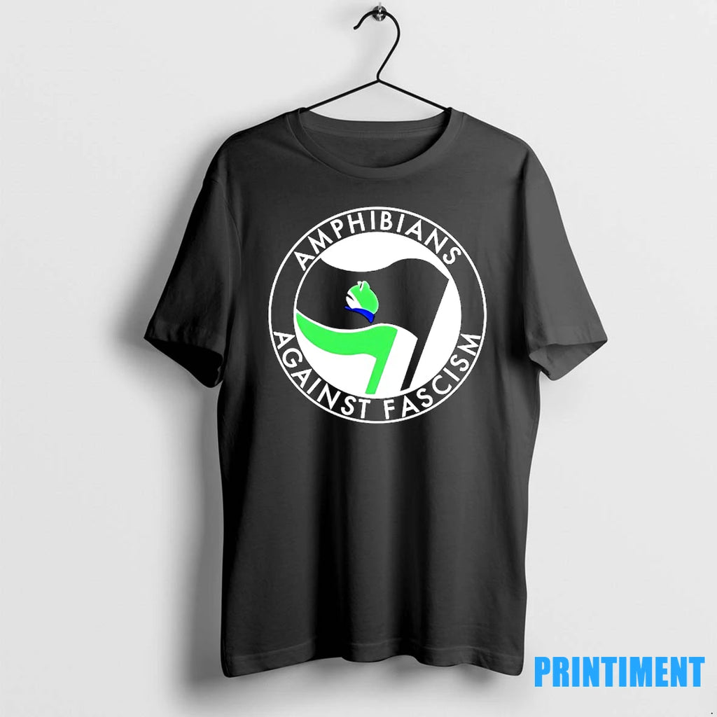 Antifa Amphibians Against Fascism Portland Frog Logo Tshirts Sweater