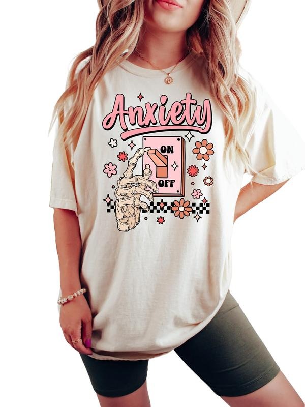 Anxiety On Shirt, Funny Shirt, Mental Health Awareness Shirt Hoodie, Sweatshirt | UrbanDripWear.com
