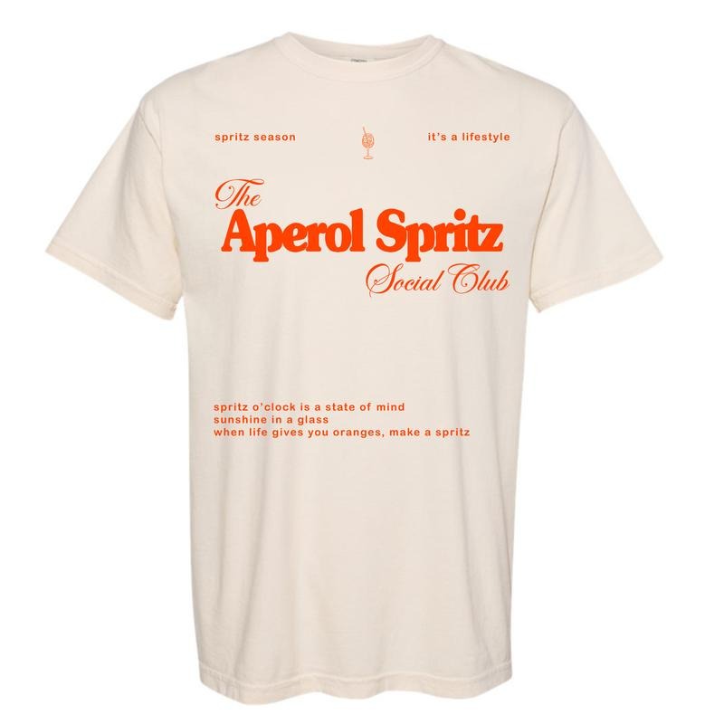 'Aperol Spritz Social Club' T-Shirt Hoodie, Sweatshirt | UrbanDripWear.com