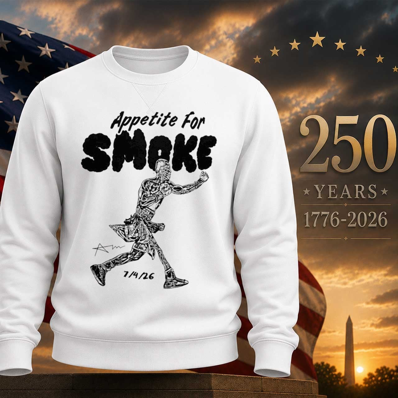 Appetite For Smoke 7 4 26 Shirt