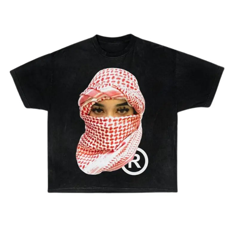 Arab Women Tee, unisex, streetwear, opium, men, desert, screen print, garment dyed, fashion, y2k T-Shirt,...