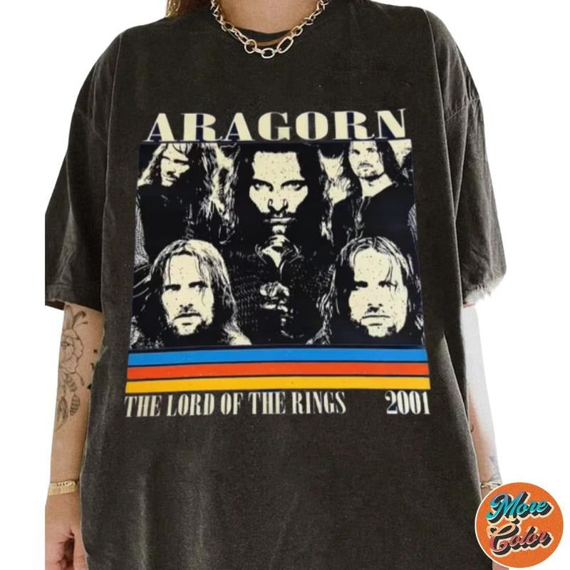 Aragorn The Lord Of The Ring Movie Shirts, Cotton Unisex T-Shirt, Crew Neck, Size S- 3XL, Menswear Top, Womenswear Top...