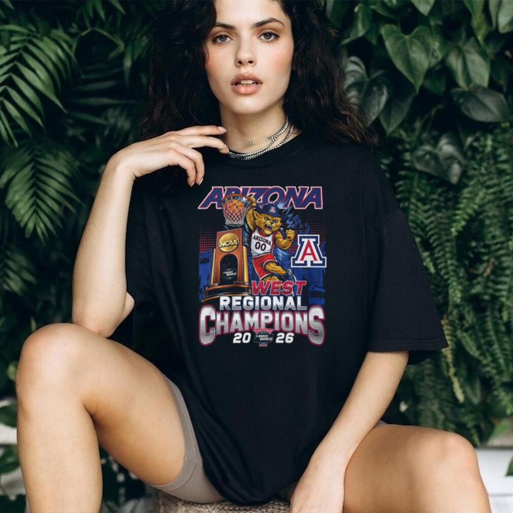 Arizona 2026 NCAA West Regional Champions Slam Dunk Mascot T Shirt