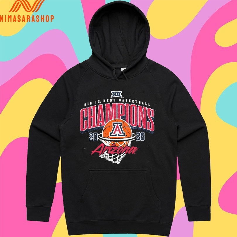 Arizona Big 12 Men’s Basketball Champions Tournament Champs 2026 Shirts