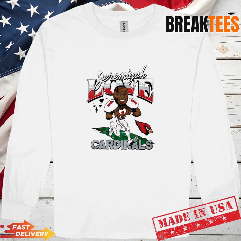 Arizona Cardinals Jeremiyah Love NFL Caricature T-Shirt