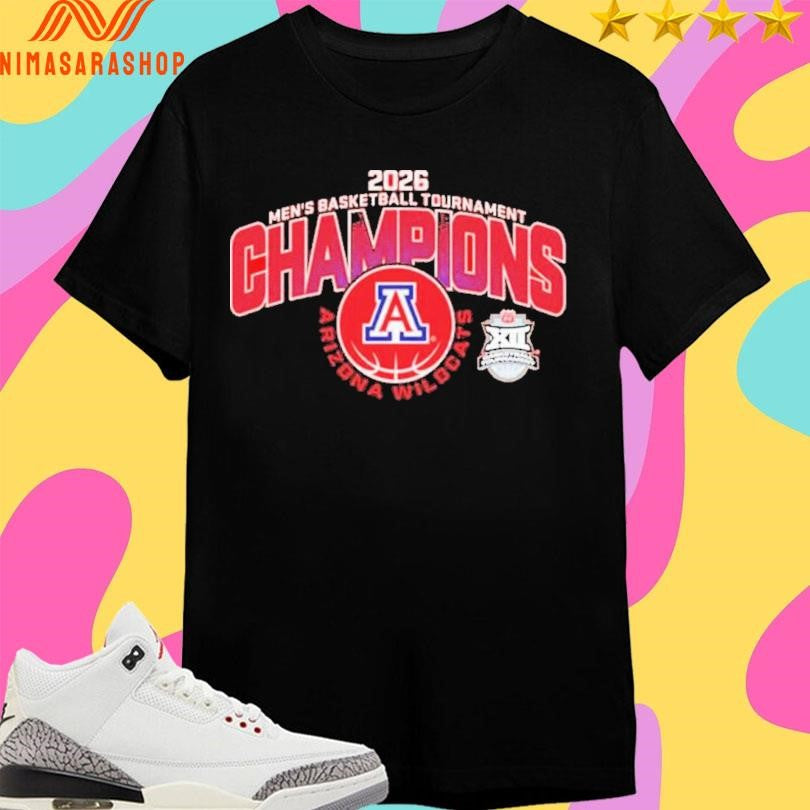 Arizona Wildcats 2026 Men’s Basketball Tournament Champions Shirts