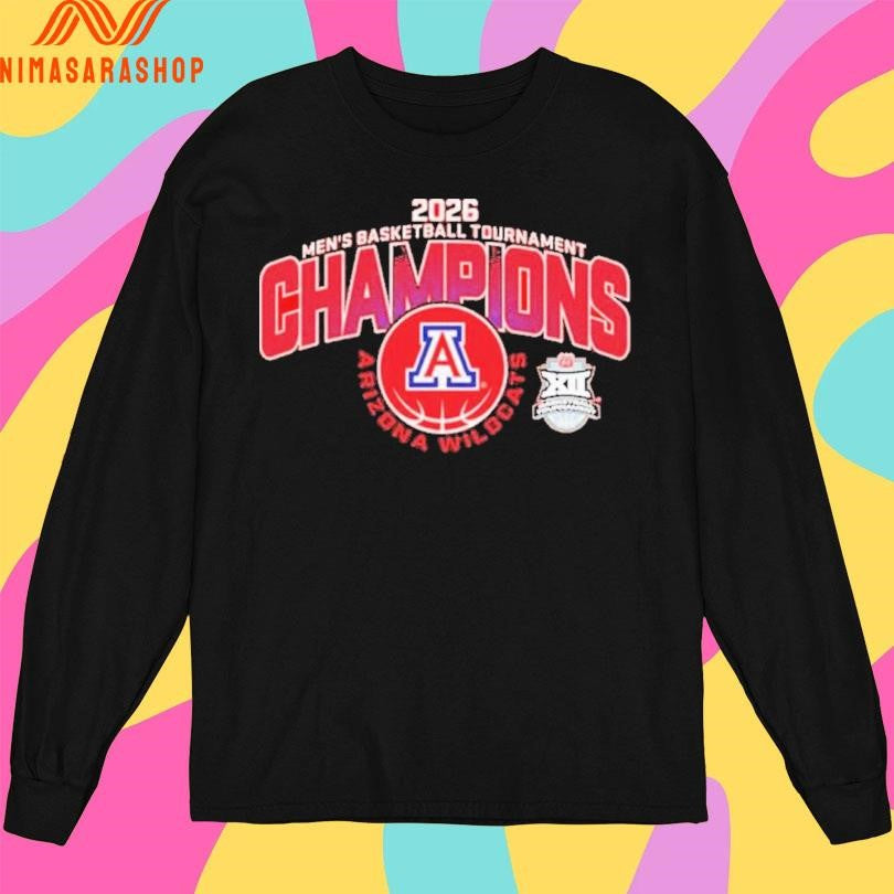 Arizona Wildcats 2026 Men’s Basketball Tournament Champions Shirts
