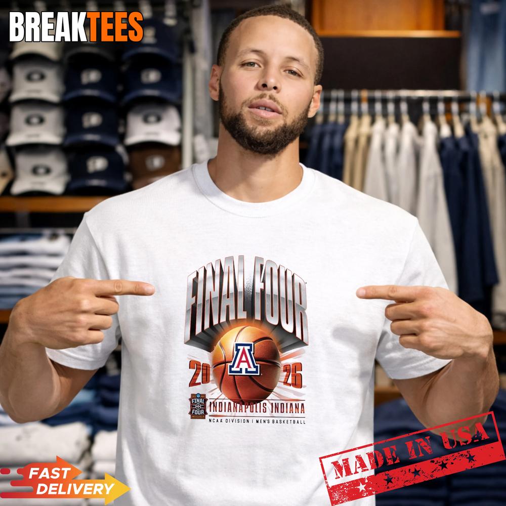 Arizona Wildcats 2026 NCAA Men’s Basketball Tournament March Madness Final Four Shirt