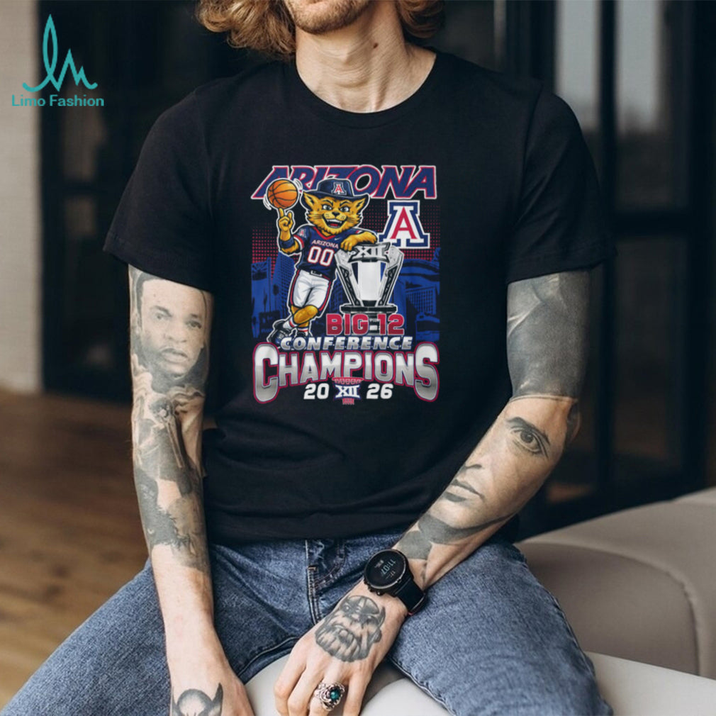Arizona Wildcats Big 12 Conference Champions 2026 Basketball T shirt