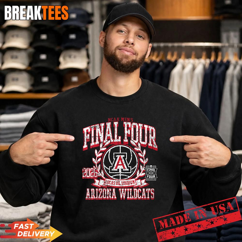 Arizona Wildcats Final Four 2026 Men’s Basketball Vintage T-Shirt