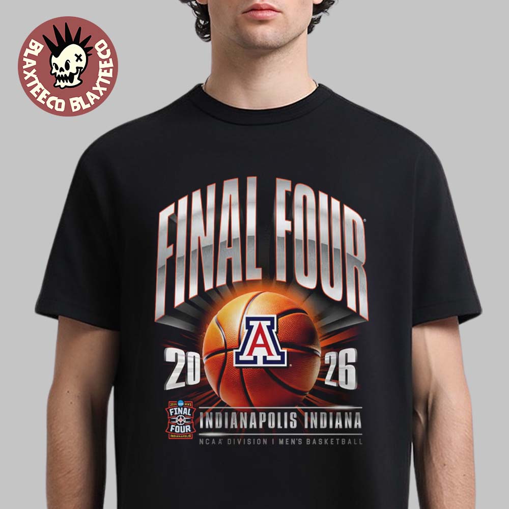 Arizona Wildcats Men’s Basketball 2026 NCAA D1 Tournament Final Four Indiana T-Shirt