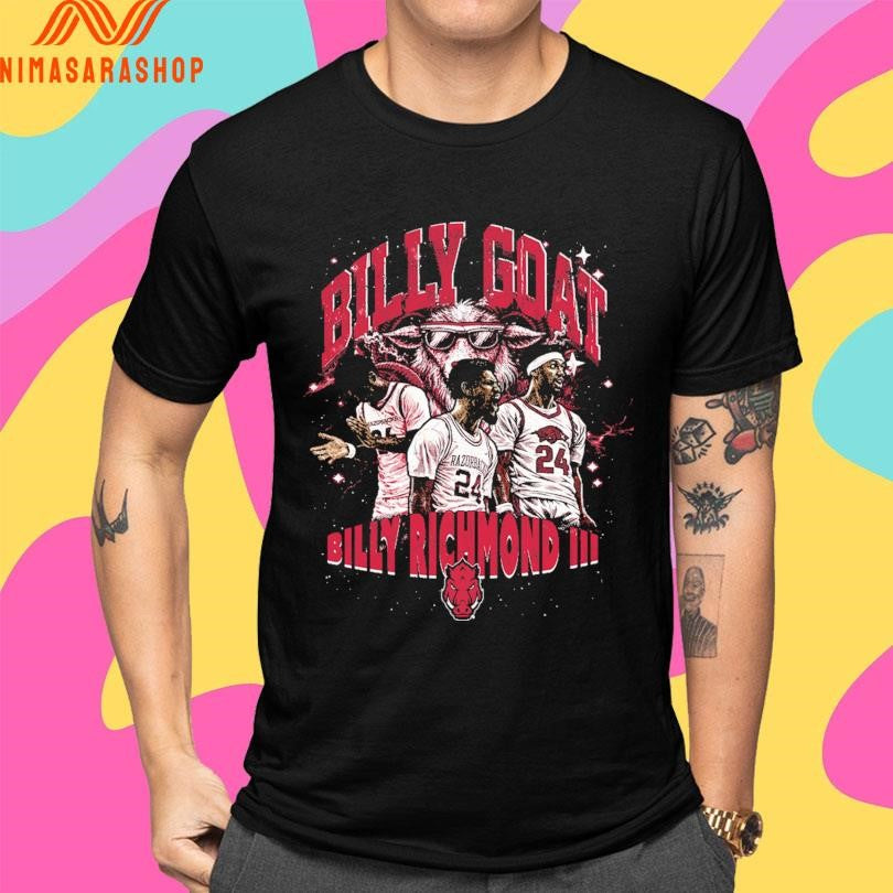 Arkansas Razorbacks Men’s Basketball Billy Goat Billy Richmond III Shirts