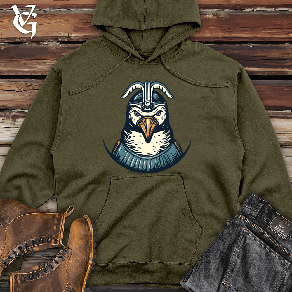 Vintage Viking Penguin Midweight Hooded Sweatshirt