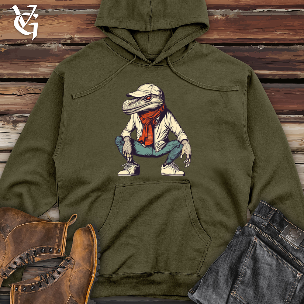 Vintage Sneaker Frill Midweight Hooded Sweatshirt