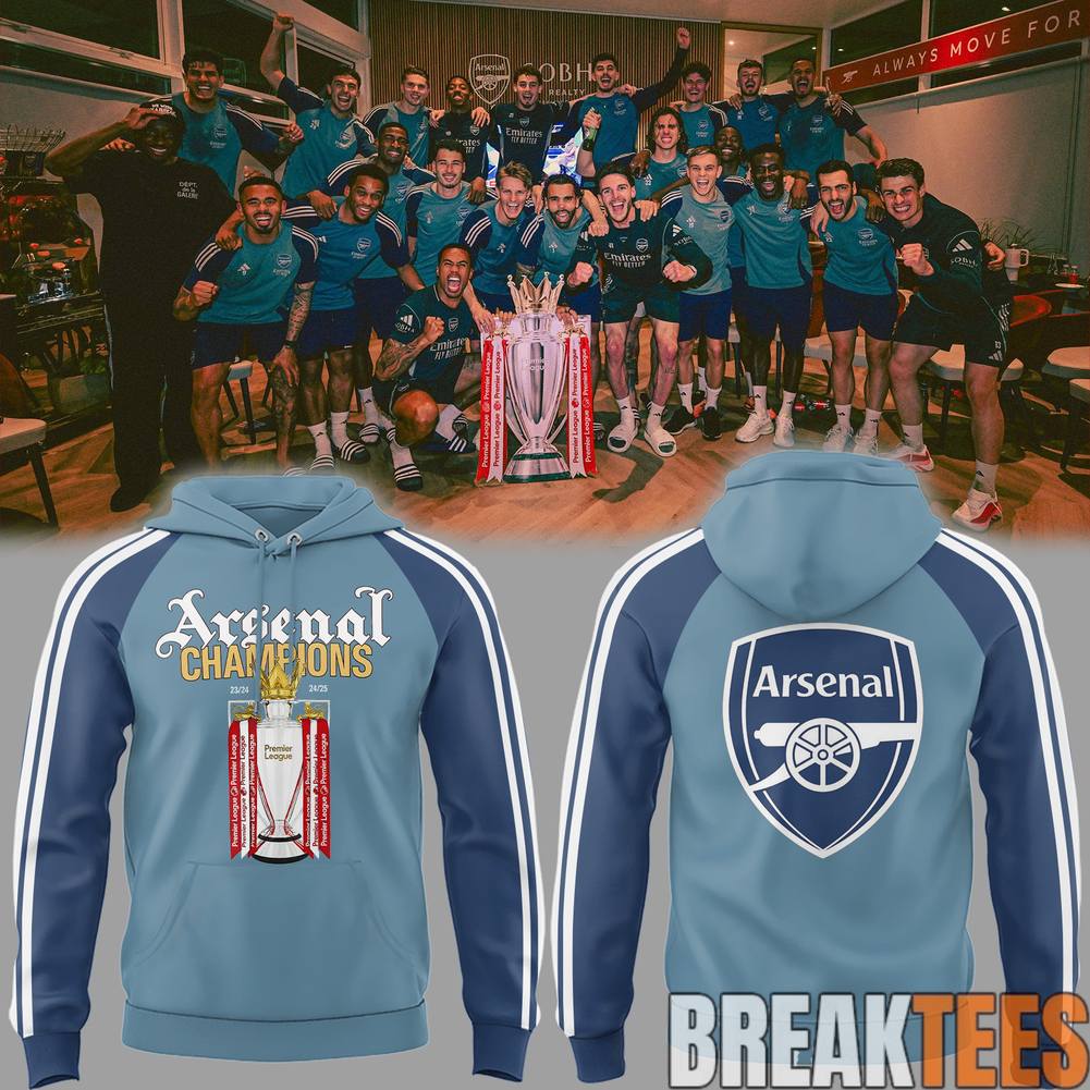 Arsenal Premier League Champions 25-26 Hoodie