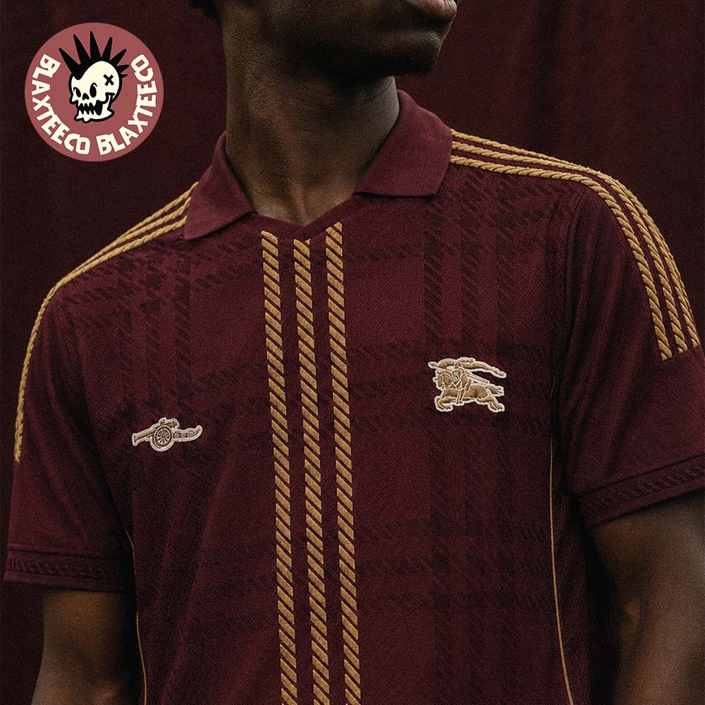 Arsenal X Burberry X Adidas British Heritage Concept Design By Aki Polo Shirt