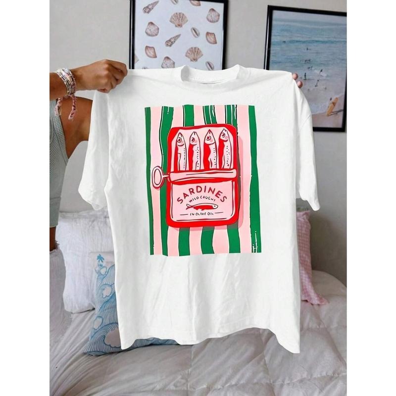 Artistic and Eye - catching T - Shirt: Make a Splash with a Bold Food