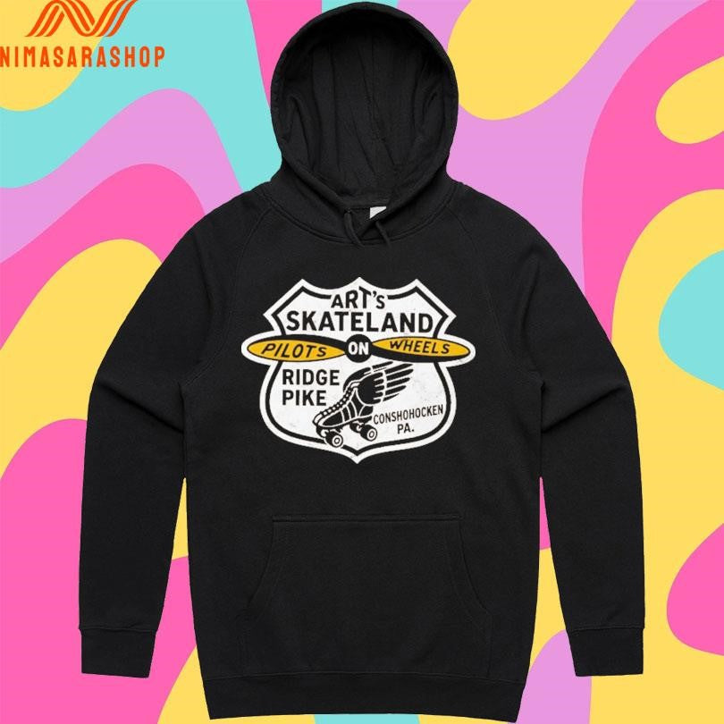 Art’s Skateland Pilots On Wheels Ridge Pike Conshohocken Pa Shirts