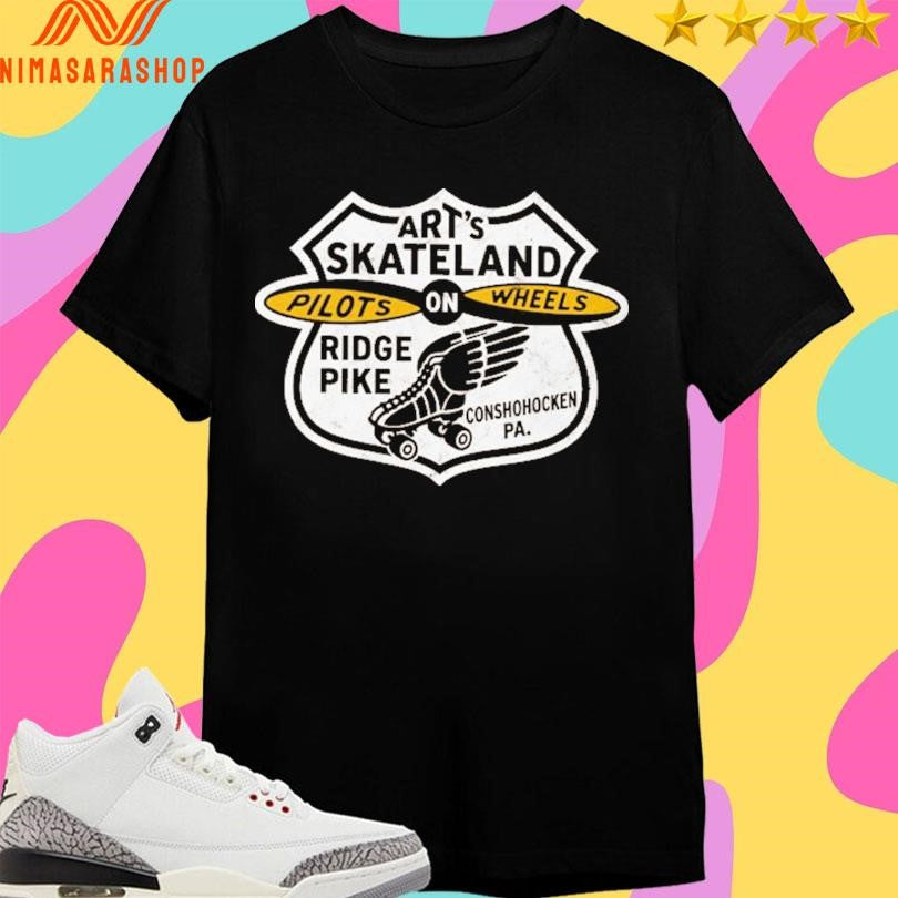 Art’s Skateland Pilots On Wheels Ridge Pike Conshohocken Pa Shirts