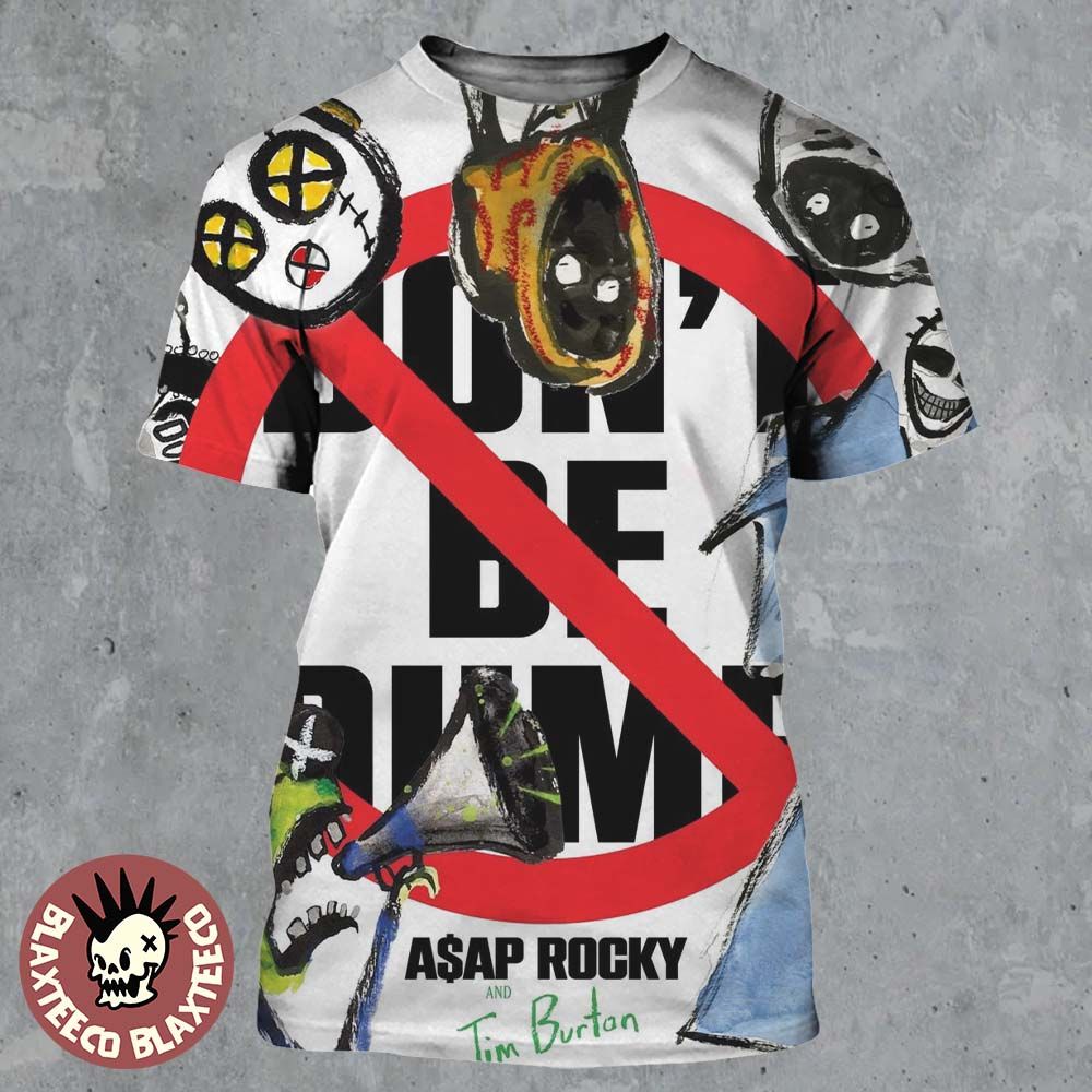 Asap Rocky Don’t Be Dumb Official Album Cover All Over Print Shirt