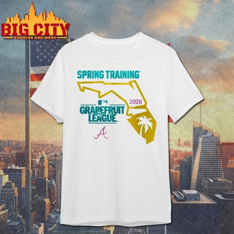 Atlanta Braves 2026 Spring Training Cactus League Influx Ball Bold Shirt