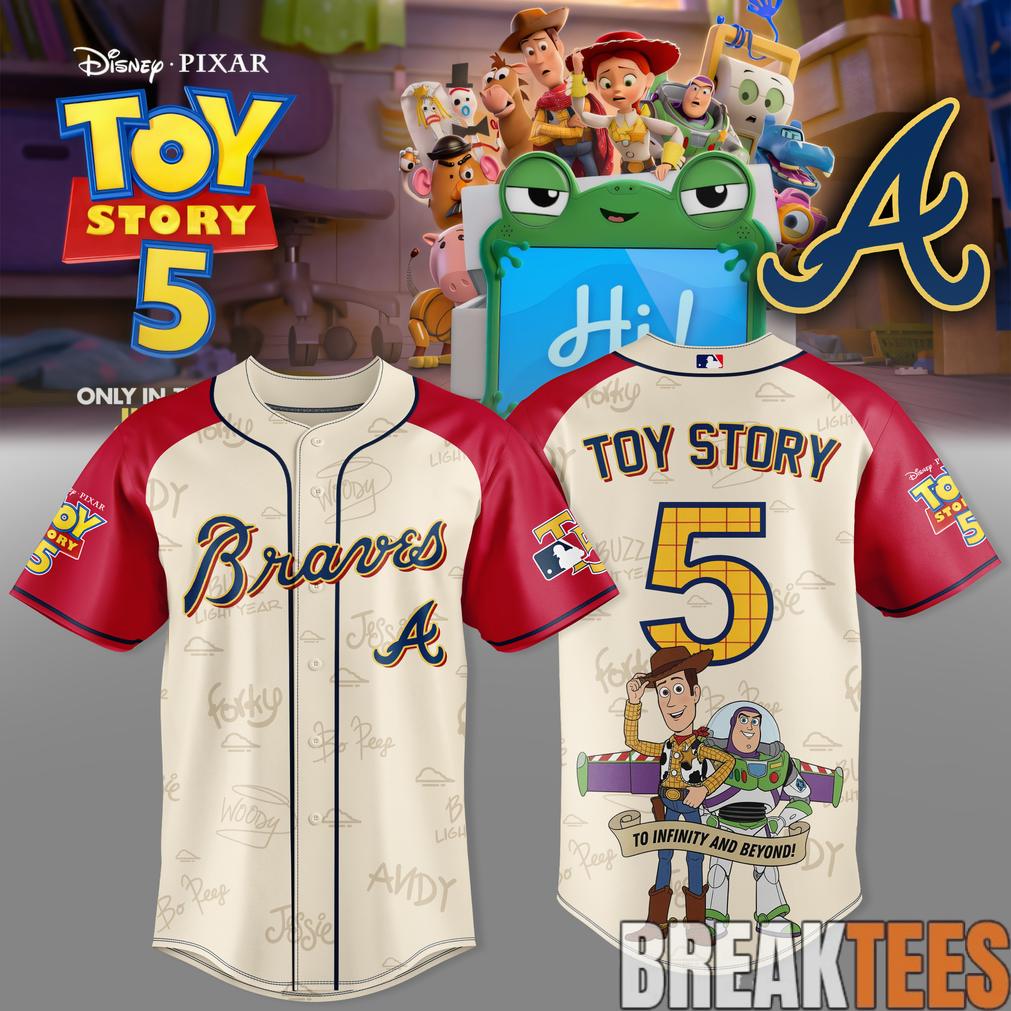 Atlanta Braves x Toy Story 5 Theme Nights Limited Edition Jersey