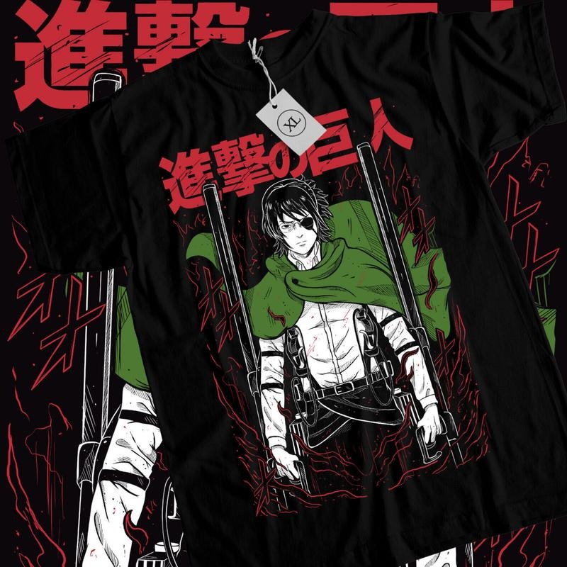 Attack On Titan Anime T-Shirt & Sweatshirt, Hange Zoe Graphic Tee, Anime Manga Lover Gifts Ball Cotton Hoodie