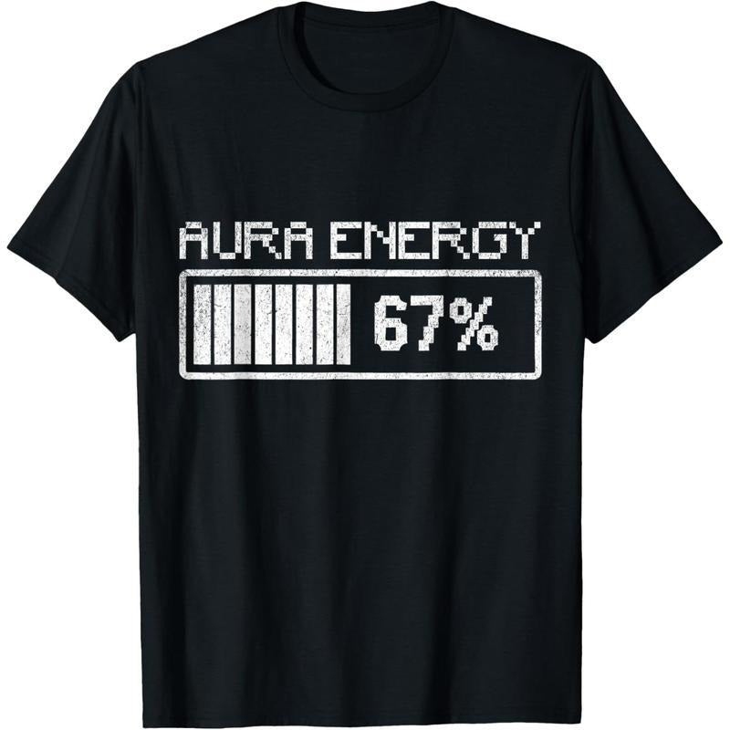 Aura Energy at 67 Funny Six Seven Meme Gen Alpha Slang Cool T-Shirt Hoodie, Sweatshirt | UrbanDripWear.com