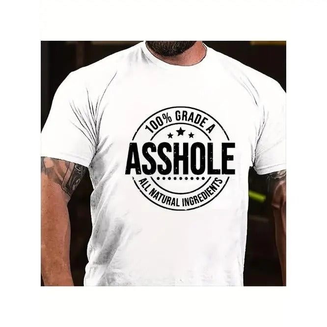 Authentic  Grade A Funny T-Shirt - All Natural Ingredients, Soft & Comfortable, Humorous Graphic Tee for Men and Women