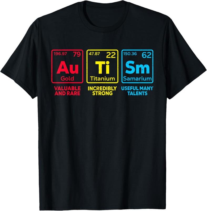 Autism Awareness Women Men Kids mom Elements Periodic Table T-Shirt Hoodie, Sweatshirt | UrbanDripWear.com