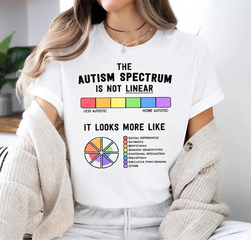 Autism Is A Spectrum T-Shirt, Autism Awareness, Neurodiversity Shirt Autism Acceptance, Autism Mom, Autism Month Hoodie,...