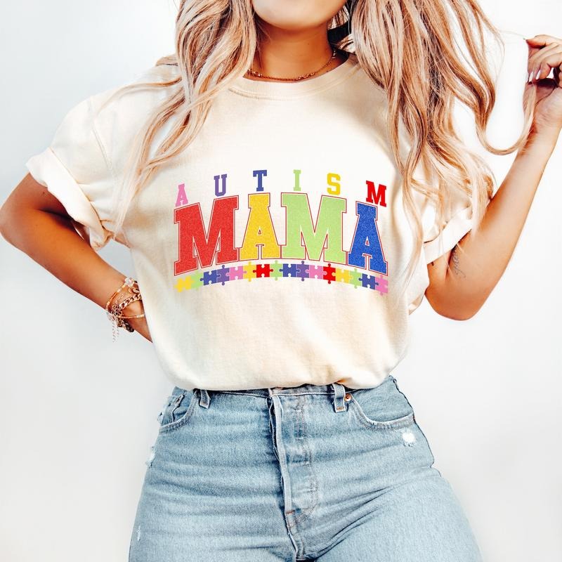Autism Mama T-Shirt, Autism Awareness Shirt, Autism Advocate Shirt Hoodie, Sweatshirt | UrbanDripWear.com