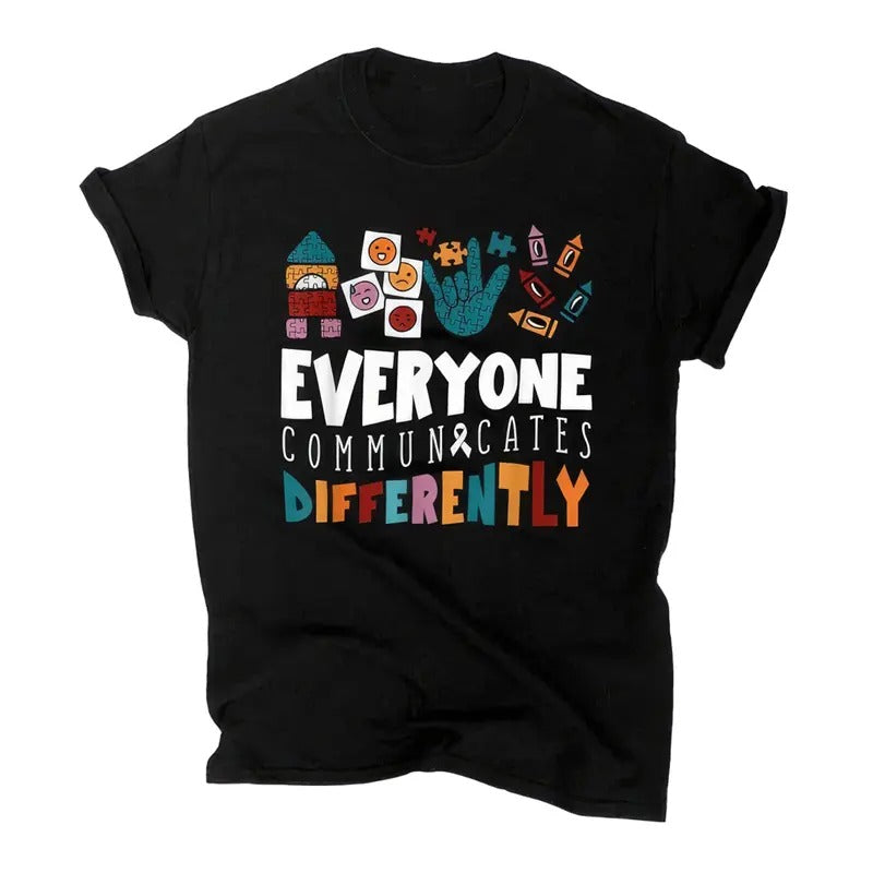 Autism T-Shirt Collection Embracing Individual Communication Styles Hoodie, Sweatshirt | UrbanDripWear.com