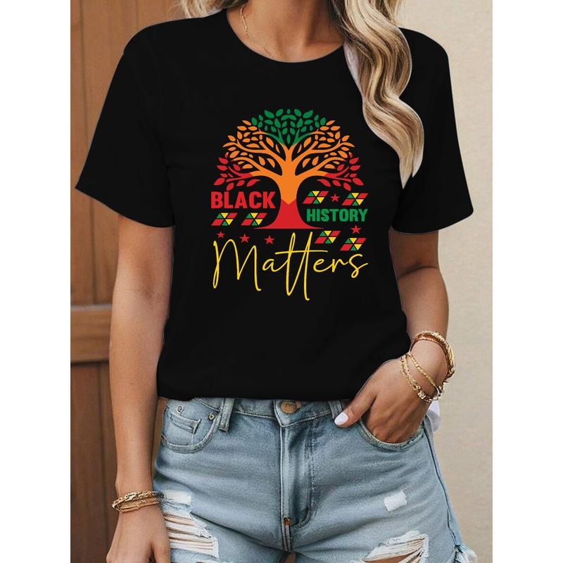 Awareness - Raising T - Shirt: 'Black History Matters'