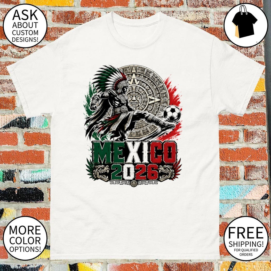 Aztec Warrior El Tri Mexico Soccer World Cup 2026 shirt
