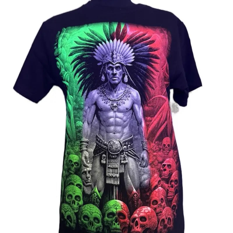 Aztlan guerrero T-shirt Menswear Top Man Hoodie, Sweatshirt | UrbanDripWear.com