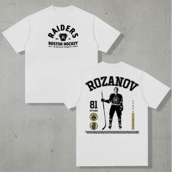 B0ston Hockey R0zan0v 81 Graphic Shirt, Your New Favorite Hockey R0mance B00kish Tee - R0zan0v 81 Unisex T-Shirt,...