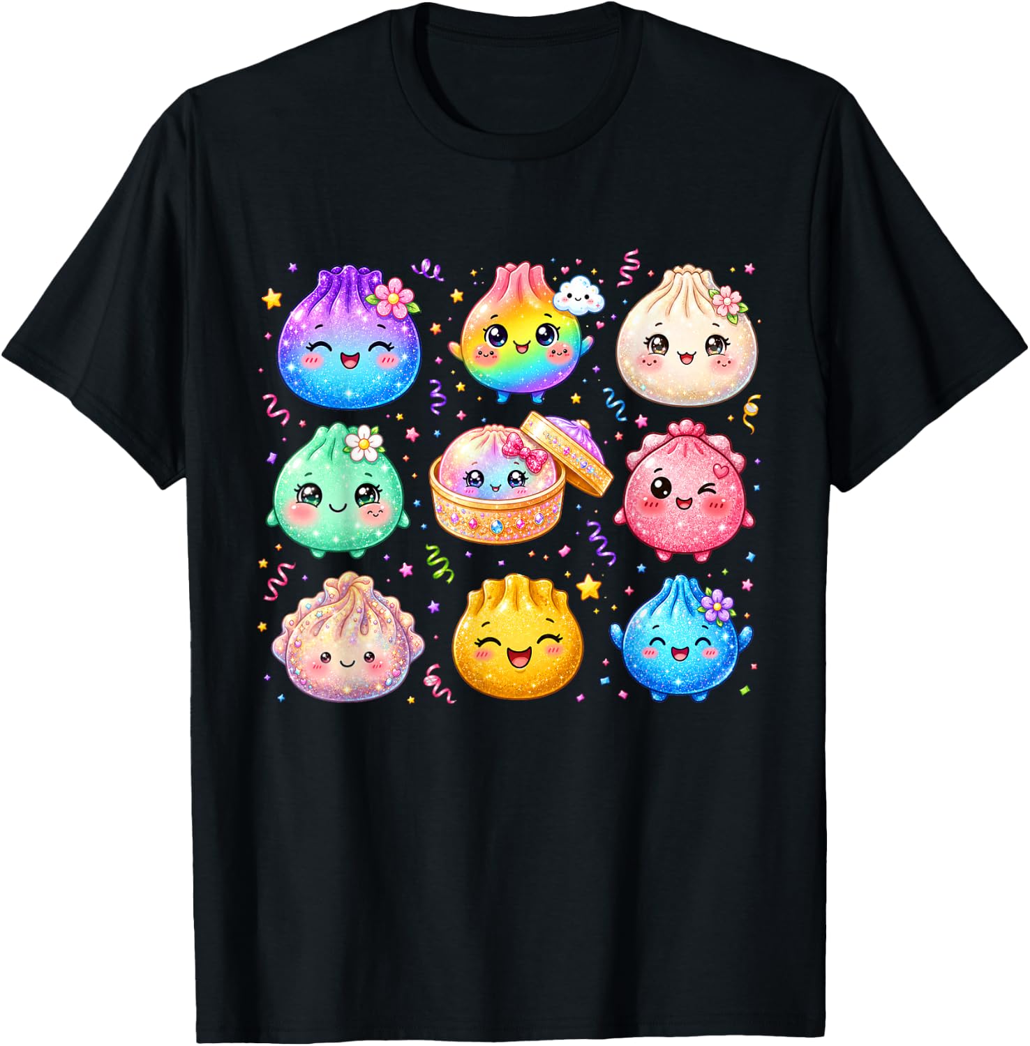 Cute Dumpling Kawaii Anime Dumpling Lover Kids Girl T-Shirt