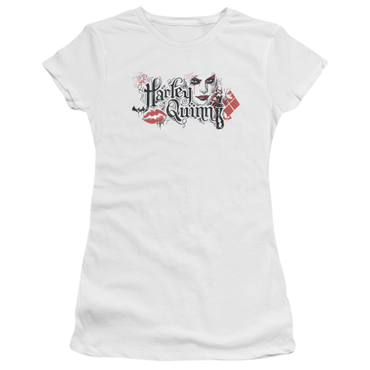 Batman - Arkham Lips - Juniors T-Shirt