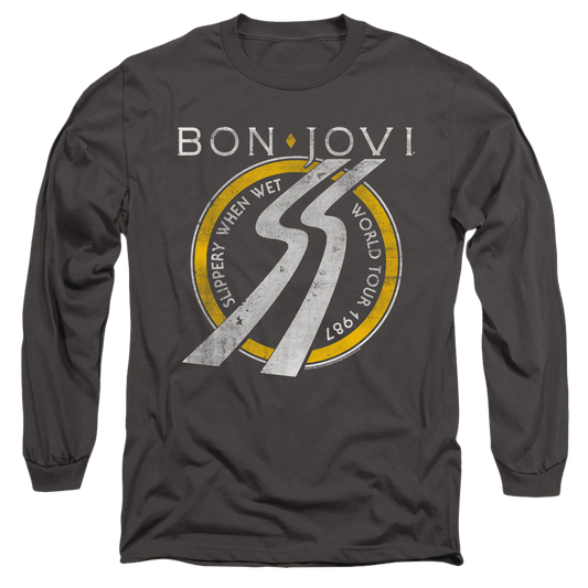 Bon Jovi Slippery When Wet World Tour - Men's Long Sleeve T-Shirt