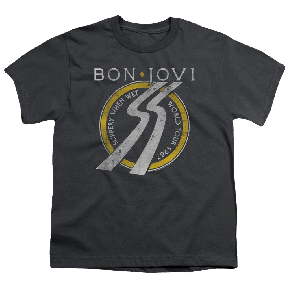 Bon Jovi Slippery When Wet World Tour - Youth T-Shirt