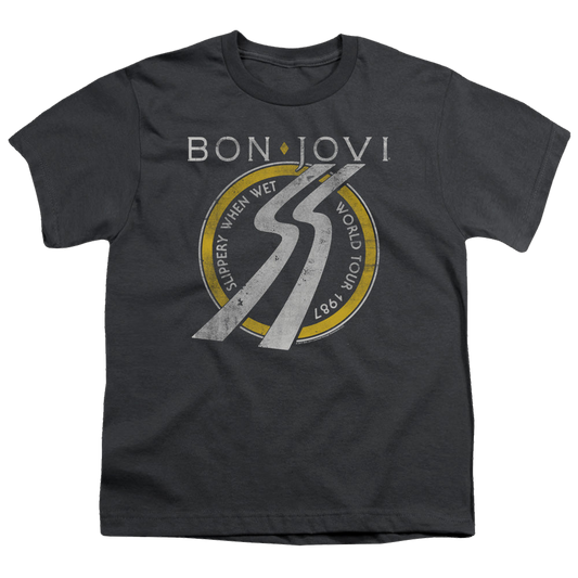 Bon Jovi Slippery When Wet World Tour - Youth T-Shirt