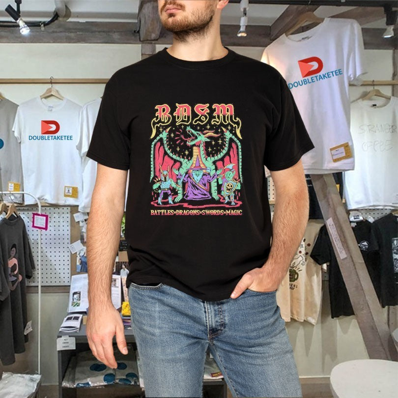 BDSM Battles Dragons Swords Magic Wizard Of Barge Shirts