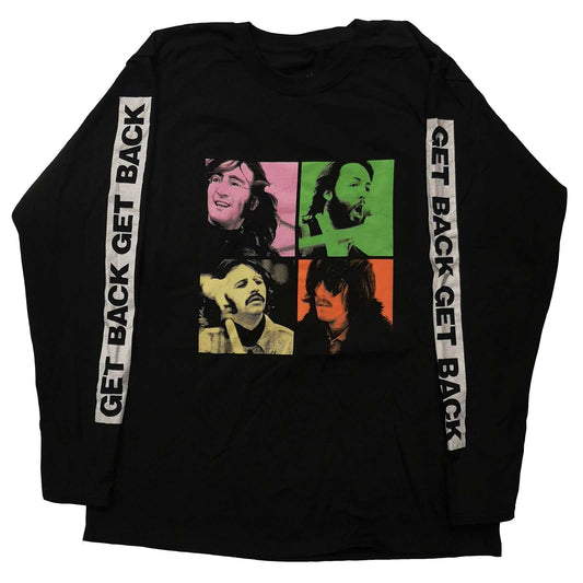 THE BEATLES Attractive T-Shirt, Get Back Studio Shots Style001