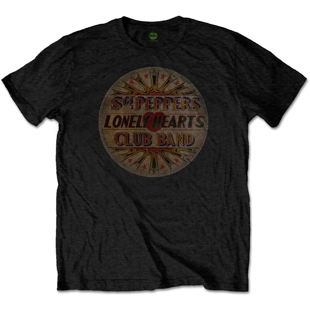 The Beatles | Official Band T-Shirt | Vintage Drum Head