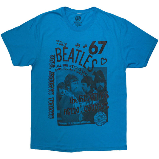 THE BEATLES Attractive T-Shirt, 1967 Style002