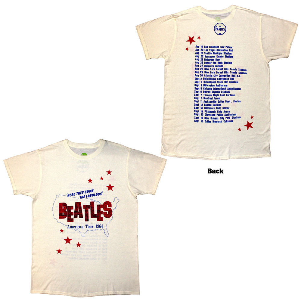 THE BEATLES Attractive T-Shirt, American Tour '64