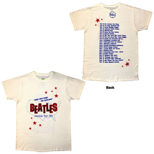 THE BEATLES Attractive T-Shirt, American Tour '64