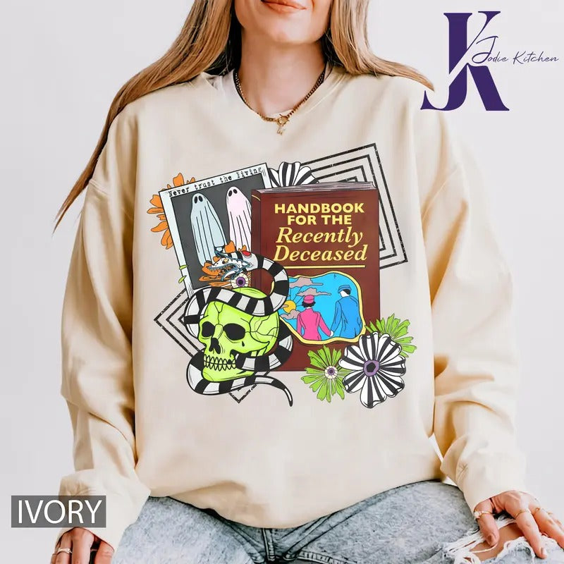 BEETLE JUICE COMFORT COLORS T SHIRT, BOOKISH COMFORT COLORS T SHIRT, HALLOWEEN COMFORT COLORS T SHIRT, GRAPHIC T SHIRT, T...