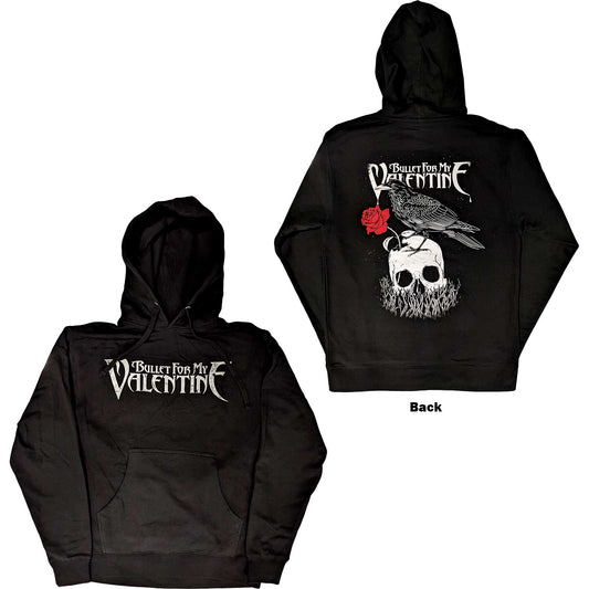 BULLET FOR MY VALENTINE ( LOGO & RAVEN ) HOODIE